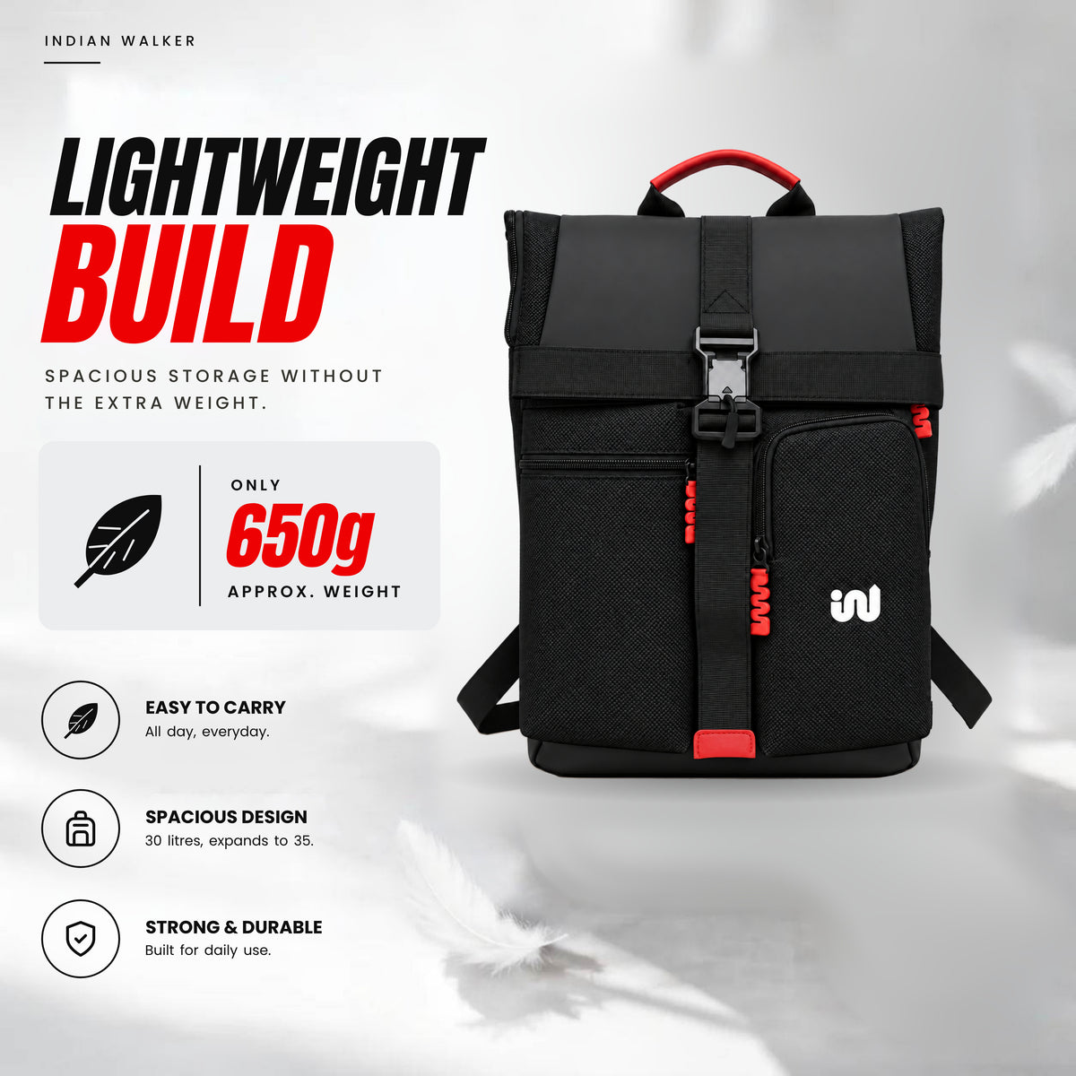 CHARGE 30L Laptop Unisex Backpack – Fits 16.5 Laptop
